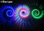 3W Colorful Aluminum Spiral Indoor LED Wall Lights For KTV Karaoke Bar
