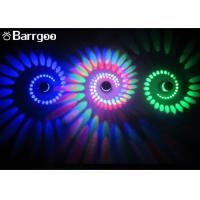 Buy cheap 3W Colorful Aluminum Spiral Indoor LED Wall Lights For KTV Karaoke Bar product
