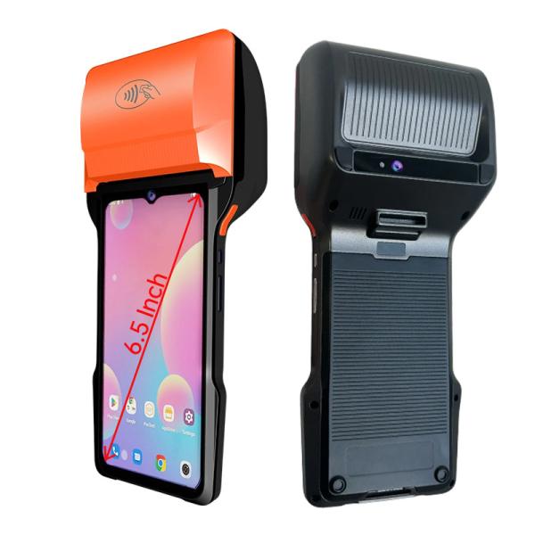 6400mAh Battery Capacity NFC Supported Dual Screen POS Terminal Android For
