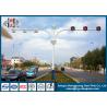 Buy cheap Hot Roll Steel Round Tapered Traffic Signal Pole for Pedestrian Crossing from wholesalers