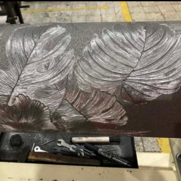 Buy cheap Noble Life Wallpaper Roller Embossing 100-1500mm Diamter Chrome Plating Surface Treatment from wholesalers