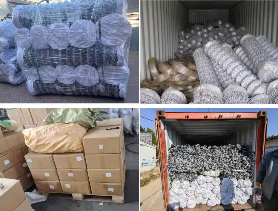 Crochet Uniform Mesh PVC coated Chain Link Fence Smooth Surface With Long Service Life