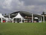 Black Color 50*3mm Tube 290*290MM /300*300MM Outside Aluminum Stage Truss System