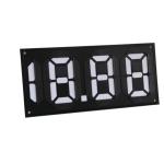 Translucent Type 7 Inch Mechanical Flip Price Signs Gas Station Display 888.88