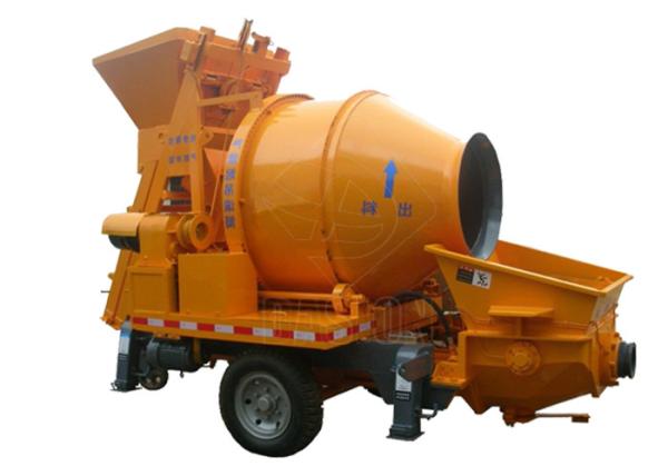 Buy cheap Cement pumping machine towable 40m3/h hydraulic small concrete mixer pump for sale from wholesalers