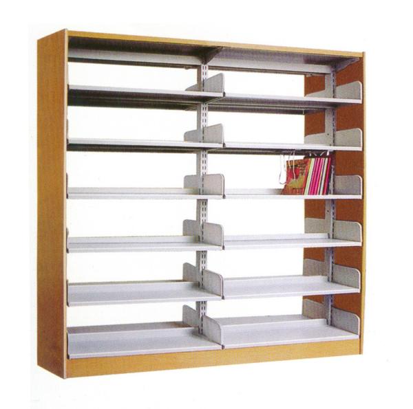 Buy cheap Single Upright Metal Office Bookcase Double Sided For Library Thermal Transferred Finish from wholesalers