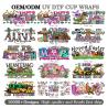 Buy cheap Custom Design 3D UV Dtf 16oz-24oz Cup Wraps Waterproof Transfer Stickers Decals For 16oz Glass Beer Cans Cold Cup from wholesalers