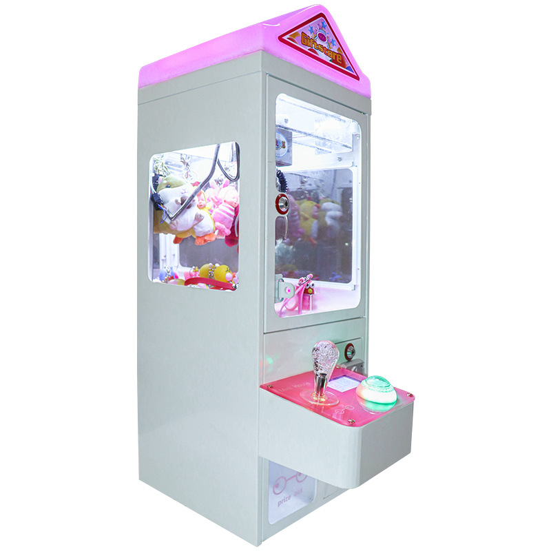 Customizable Mini Plush Toy Claw Crane Machine with Metal Acrylic Plastic Material
