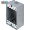 Buy cheap UL Listed 4*2 Aluminum One Gang Device Weatherproof Outlet Box Gray from wholesalers