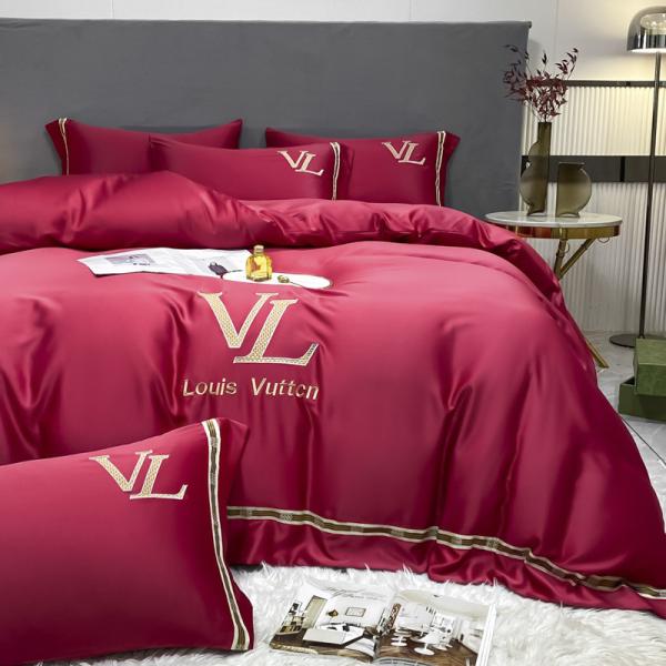 Buy cheap Luxury Embroidery Washed Cotton Silk 4 Pcs King Size Bedding Set for Elegant Home Decor from wholesalers