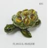 Buy cheap Metal Turtle jewelry box with diamond Decoration new mini turtle jewelry box from wholesalers
