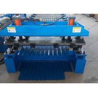 Buy cheap Hydraulic Cutting 3P Corrugated Roofing Machine 6000mm Roof Tile Roll Former product