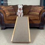 Zoopollo Wooden Folding Pet Ramps For Couch Bed Car Anti Slip Bed Ramp For Dogs