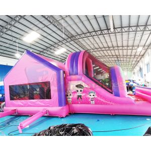 Buy cheap 1000D PVC Commercial Combo Bounce House Playground Doll Bouncy Castle from wholesalers