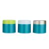 Buy cheap 40ml Blue Opaque Plastic Empty Cream Jar With Silver White Green Lids from wholesalers