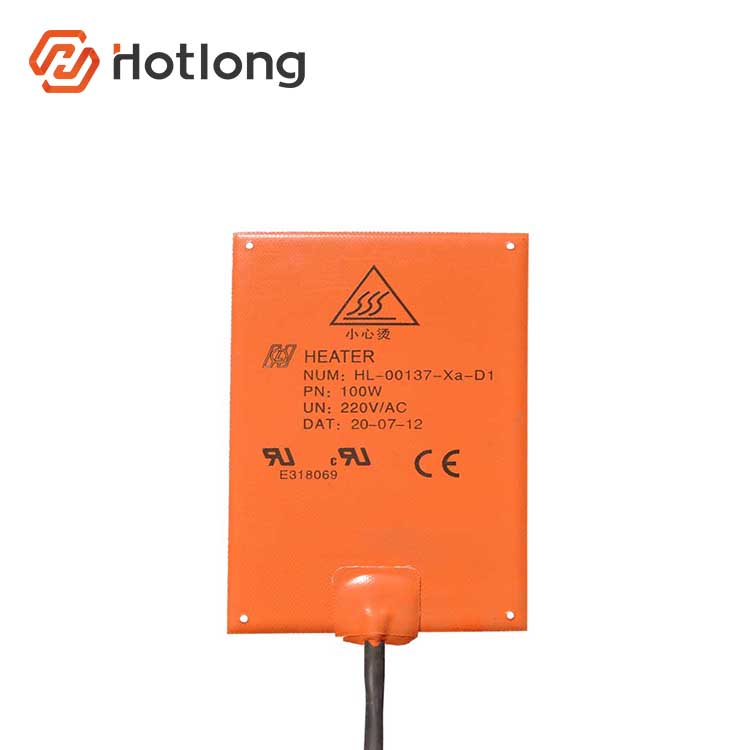 250 Degree Heat Resistance 220V Silicone Rubber Heater