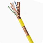 1000FT SFTP CAT6 Cable Yellow LSZH 23AWG Lan Cable 250MHz Plenum Cable