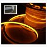 Buy cheap 120SMD/M yellow flexible led neon 16*16mm square flat neon rope light DC 24V from wholesalers