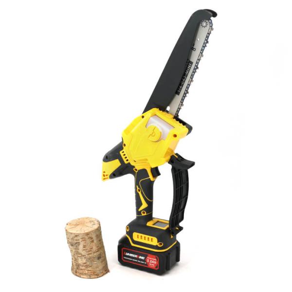8 Inch Brushless Lithium Electric Battery Chain Saw Portable 21V Rechargeable
