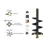 Buy cheap Hydraulic Ground Earth Auger Drive Drill For Excavator Skid Steer Backhoe from wholesalers