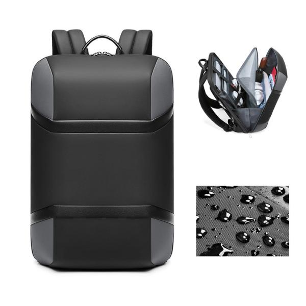 Buy cheap Zipper Closure Waterproof Business Backpack Dual Space Storage from wholesalers