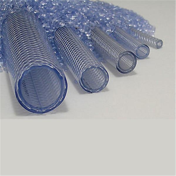 Buy cheap Flexible PVC Clear Nylon Braided Hose Clear Fiber Reinforced PVC Water Hose from wholesalers