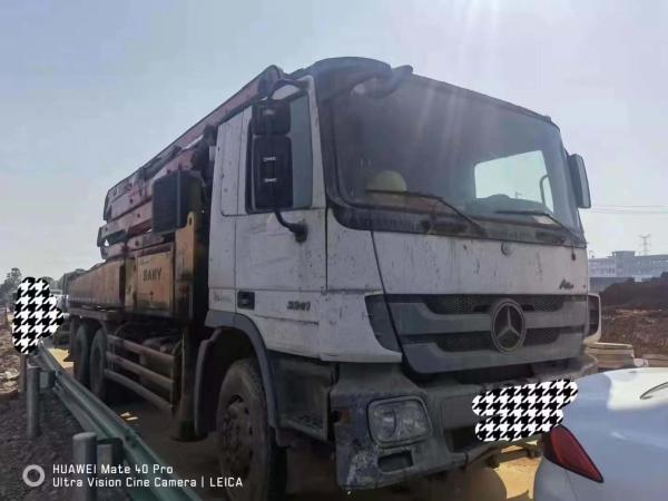 Buy cheap 38 Meter Semi-Dry Shotcrete Truck Mounted Concrete Pump with High/Low Pressure Output from wholesalers