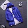Buy cheap Blank Hooded Warm Down Jacket Casual Lightweight Winter Men Jackets from wholesalers