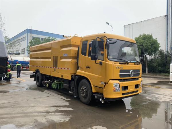 Buy cheap High Pressure Road Sweeper Truck With 9000 Liters Water Tank CCC Certified from wholesalers