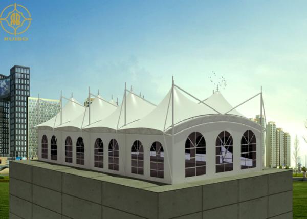Buy cheap Restaurant Structure 3000N PVDF Tensile Roof Canopy from wholesalers
