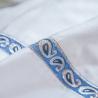 Buy cheap Jacquard Hotel Collection Linen Cover 100% Cotton Bed Sheets Nordic Style Ribbon Design from wholesalers