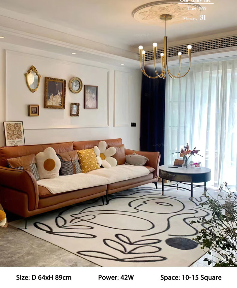 Retro Style Swoop Arm Chandelier Living Room Luxury American pendant lamp best lighting(WH-AP-570)