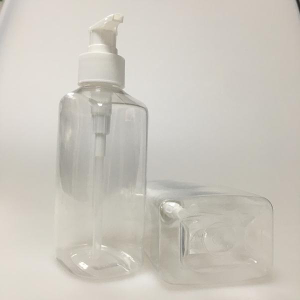 Buy cheap PET Pump Bottle With Pink Cap For Recyclable Skin Care from wholesalers