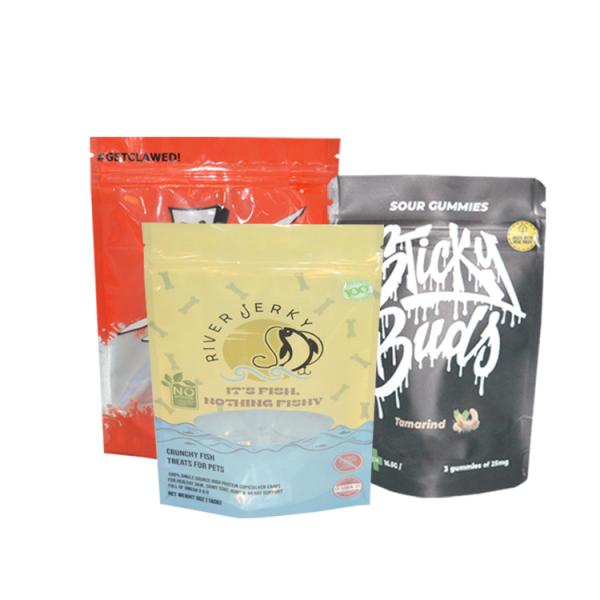 Buy cheap Compostable Medical Childproof Bags Kraft Paper Exit Edible Runt Dispensary Packaging from wholesalers