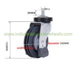 Shopping Trolley Casters Escalator Castor Wheels 100mm