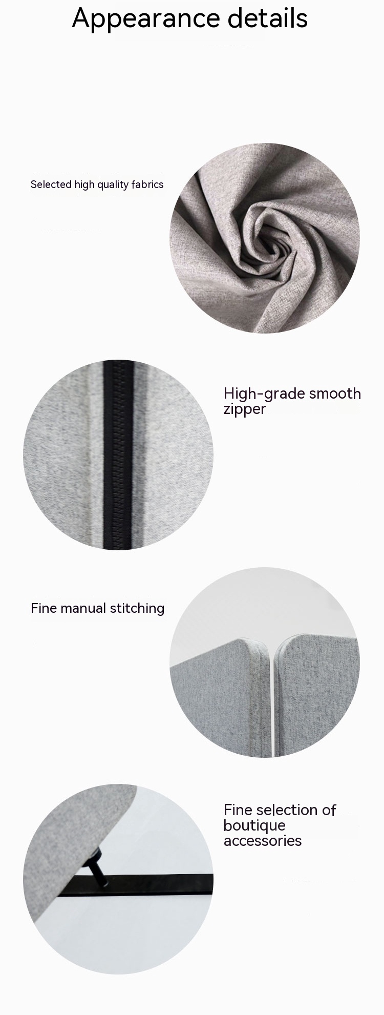 Modern Stylish Sound-Absorbing Folding Screen for Office Showroom and Cafe Decoration