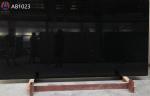 Interior 18MM Black Faded Glass Quartz For Pristine Kitchen Countertop