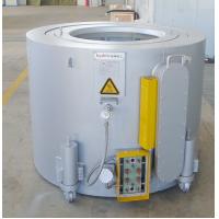 Buy cheap 900KG Aluminum Holding Furnace Temperature Controlled Round Hydraulic product