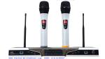 Buy cheap UM-1022 professional  two channel VHF white wireless microphone with screen  / micrófono / good quality from wholesalers