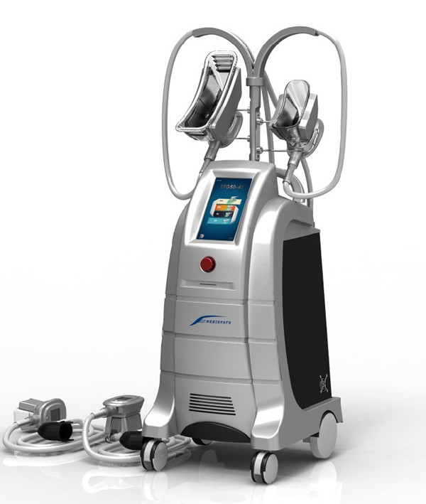 New Design 4 handles cryolipolysis,hot cryolipolysis cool body sculpting machine,two handl