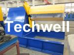 Buy cheap Custom Hydraulic Auto Recoiler Curving Machine With 0 - 15m/min Rewind Speed from wholesalers
