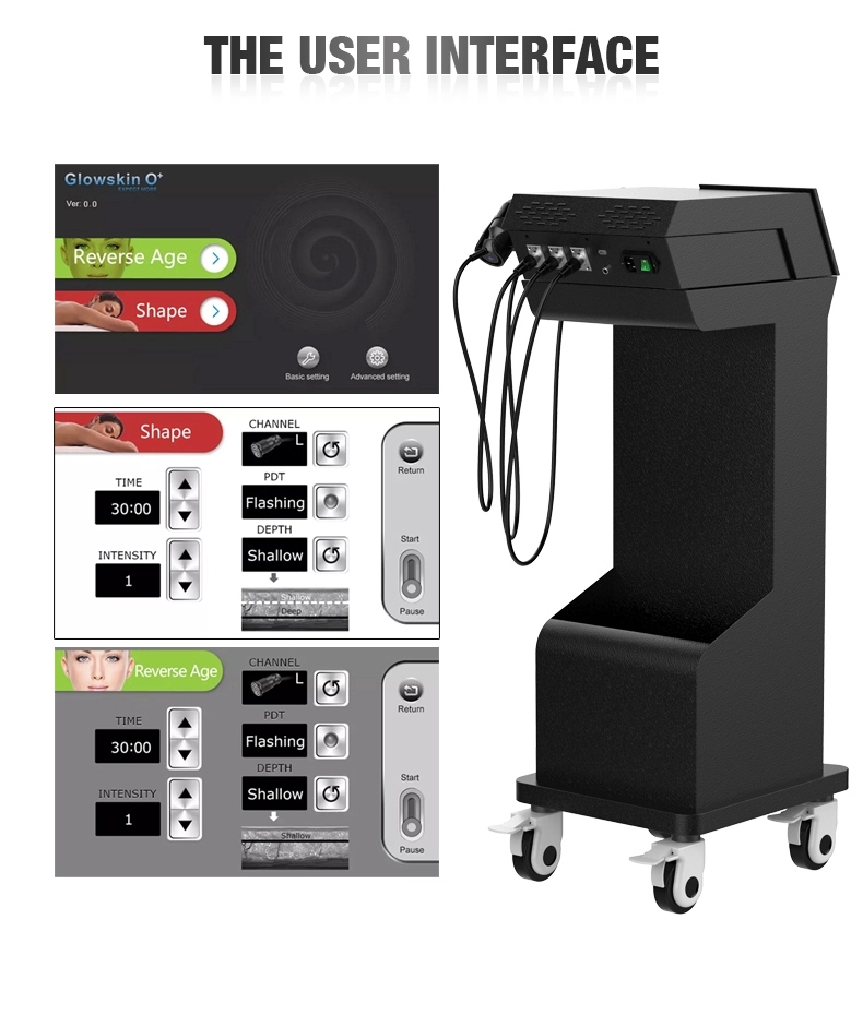 Face Lifting Rf 2 In 1 Radio Frequency Machines Body Slimming With 3 Handle