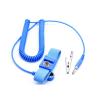 Buy cheap Adjustable Blue Anti Static ESD Wrist Strap PVC With Coil Cord from wholesalers