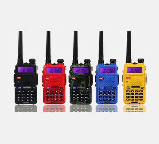 136-174Mhz &amp; 400-520Mhz BAOFENG UV-5R VHF UHF Dual Band ham Radio two-way radio with FREE PTT EARPHONE