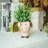 Buy cheap Funny Metal Animals Planter Pot Desktop Ornaments Home Decor Garden Pot from wholesalers