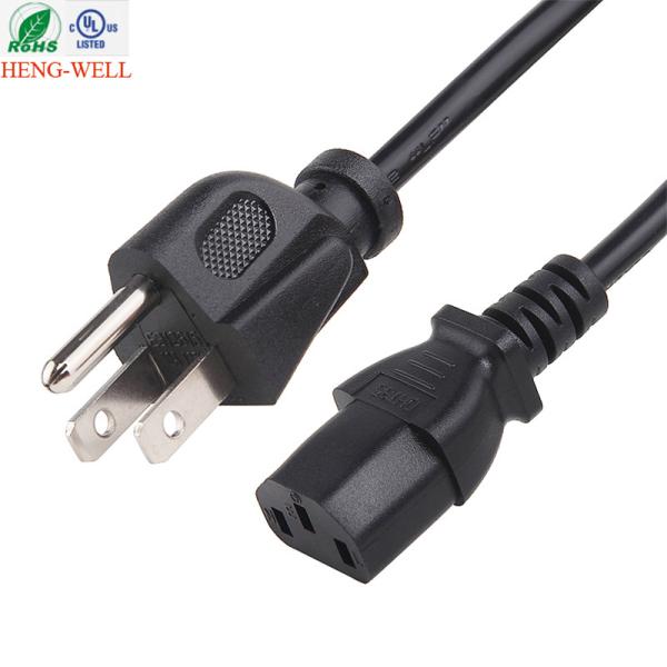 Buy cheap UL Approved American Power Cord with Pure Copper and Durable PVC Jacket NEMA5-15P from wholesalers