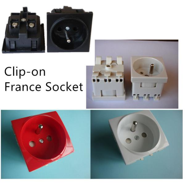 Buy cheap FRANCE POWER SOCKET, SINGLE PLASTIC OUTLET BAYONET SOCKET from wholesalers