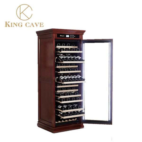 Humidity And Temperature Control Wood Frame Electric Cigar Storage Humidor With