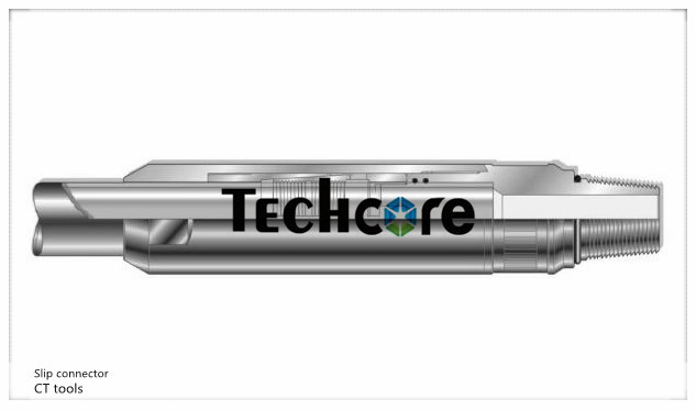 Alloy Steel Coiled Tubing Services / External Slip Dimple Connector 5000 Psi
