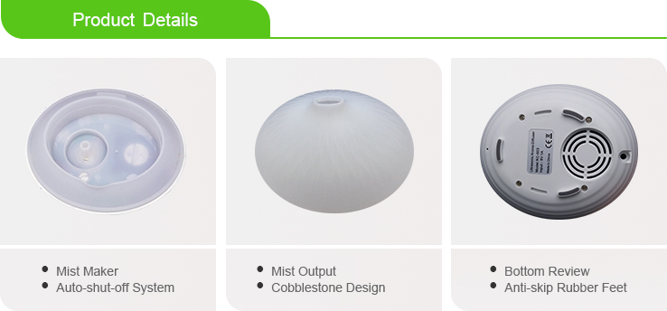 Home Appliance Portable Silver Color Aroma Essential Oil Electric Humidifier